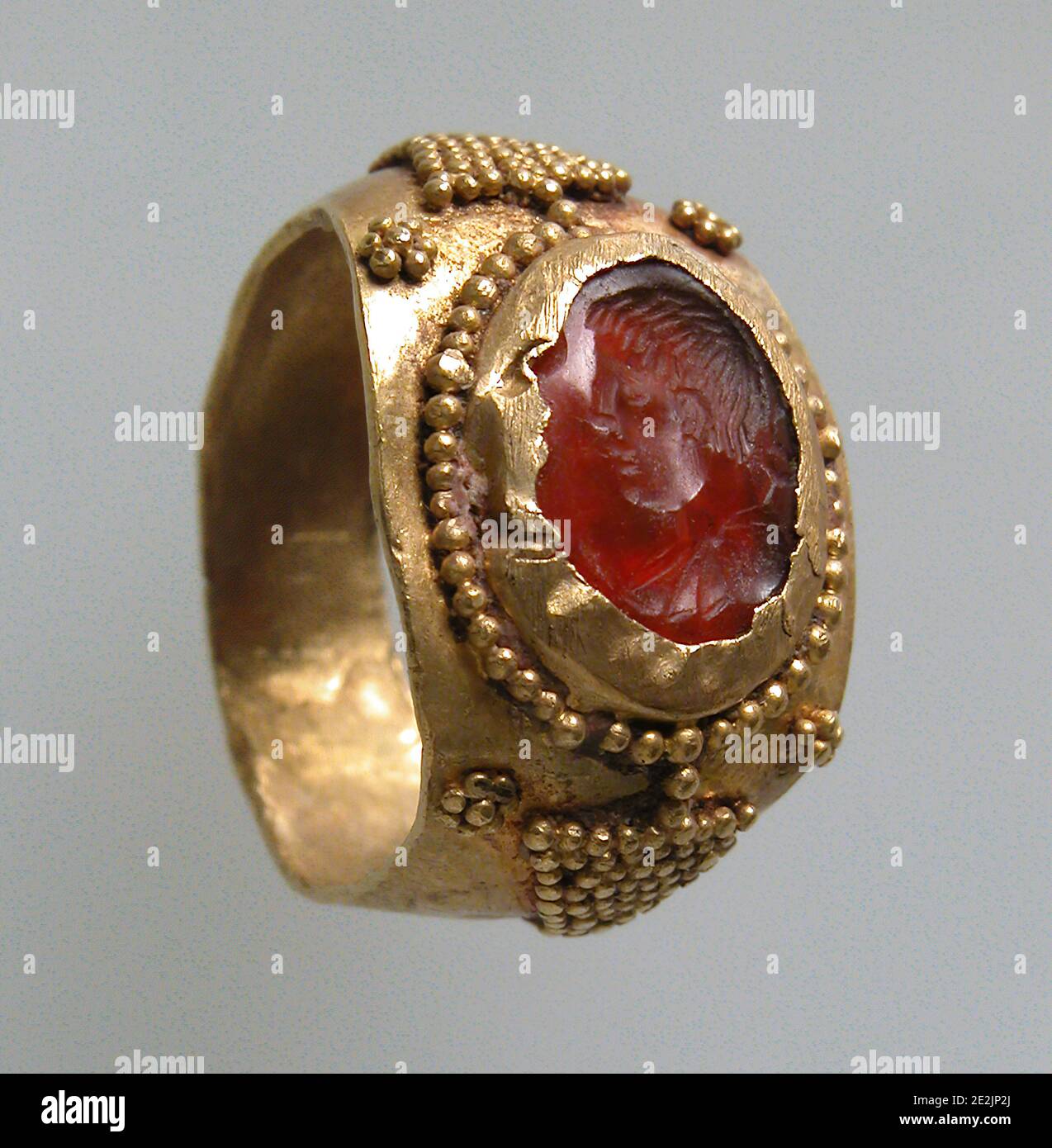 Finger Ring, Frankish, 6e-7e siècle. Banque D'Images
