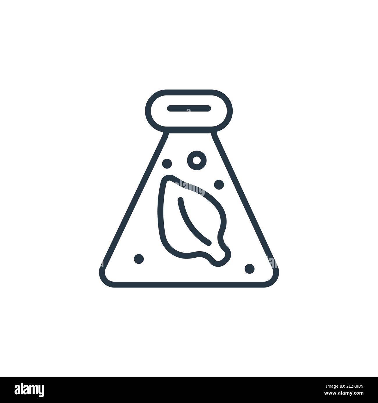 Icône de vecteur d'énergie de biomasse. Icône d'énergie de biomasse noire à ligne mince, vecteur plat illustration d'élément simple de concept général modifiable isoler Illustration de Vecteur