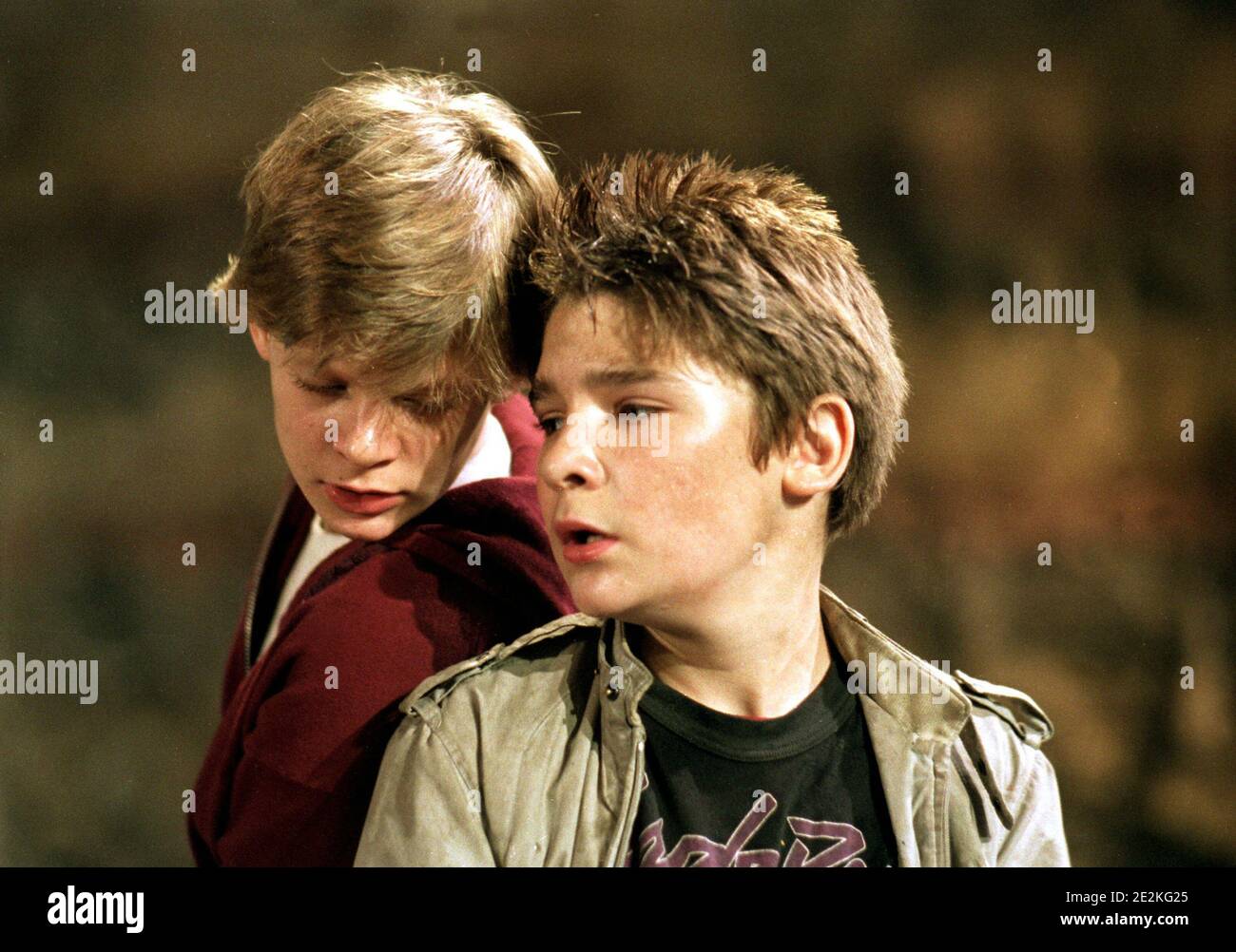 Martha Plampton, Corey Feldman, 'The Goonies' (1985) Warner Bros. / référence du dossier # 34082-168THA Banque D'Images