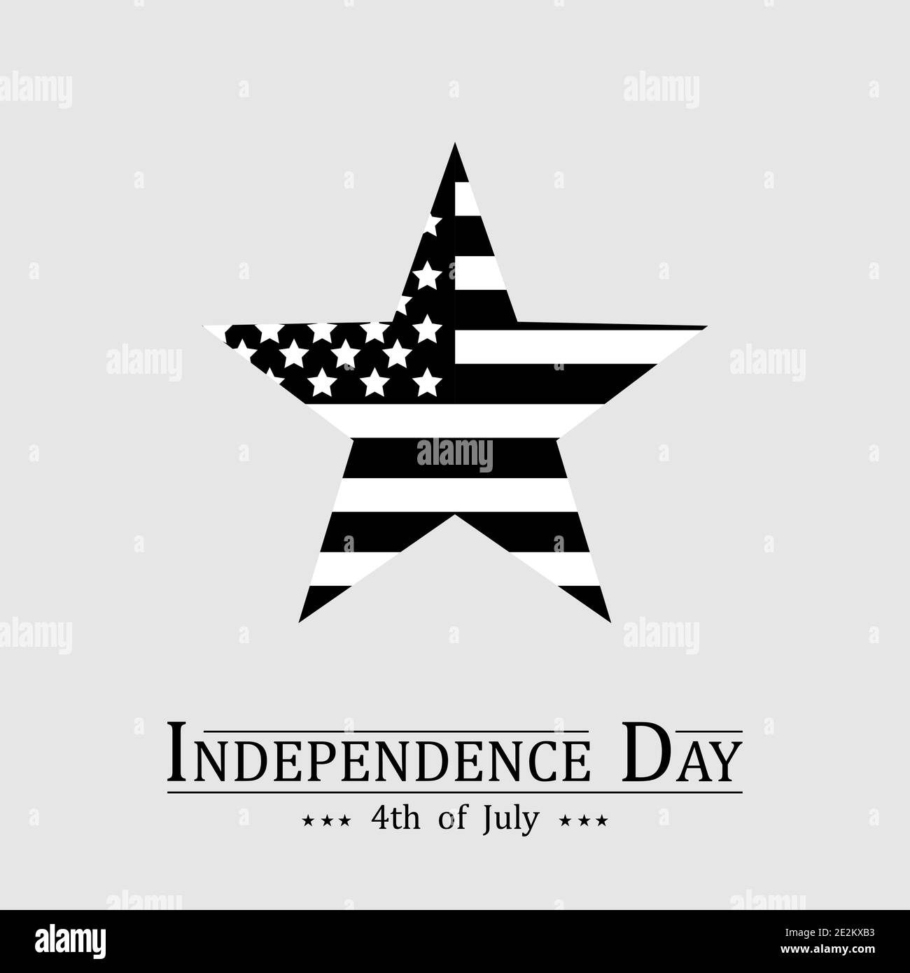 4 juillet, bonne journée de l'indépendance américaine Illustration de Vecteur