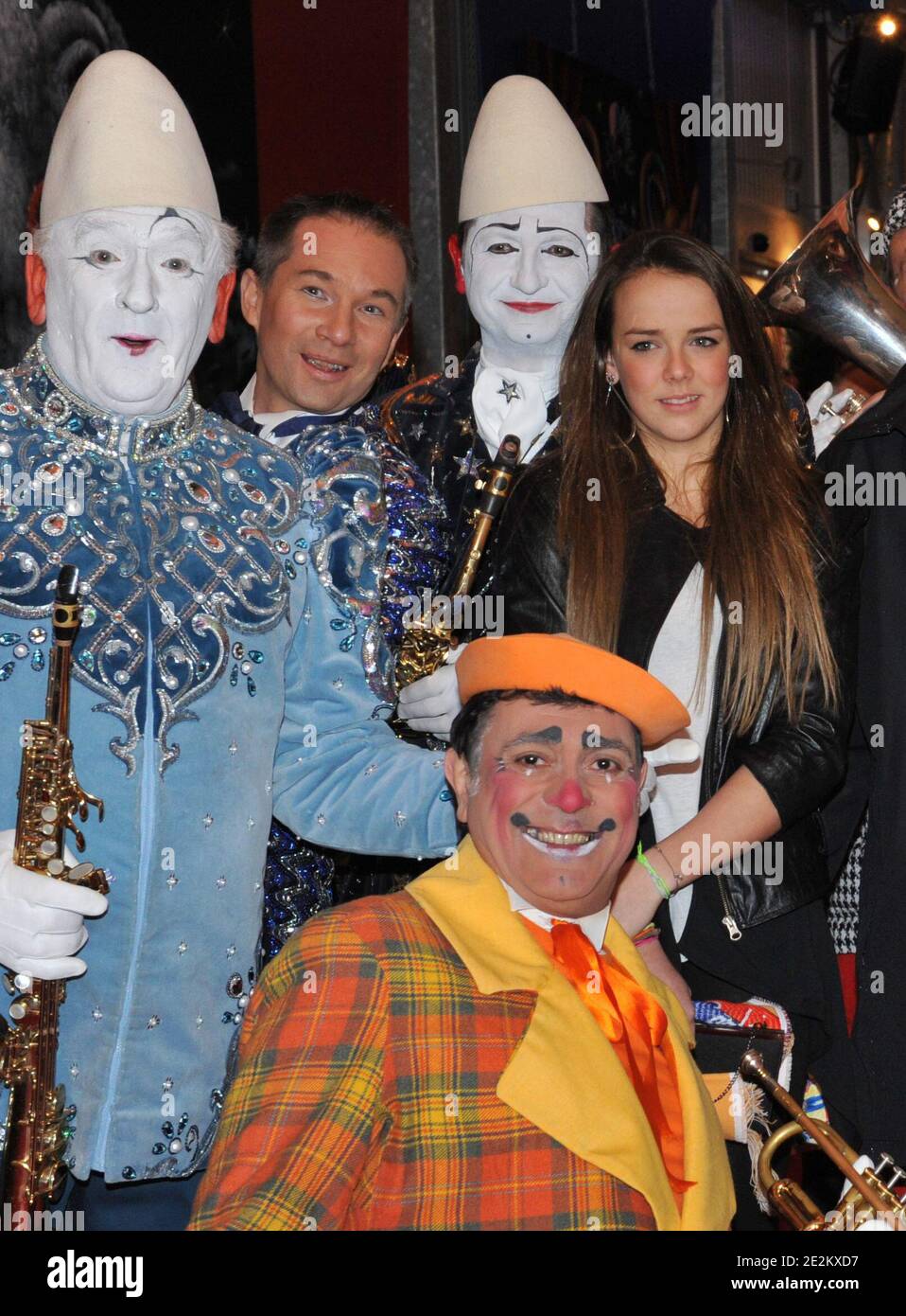 Pauline, la fille de la princesse Stephanie, arrive au 34e Festival international du Cirque de Monte Carlo à Monte Carlo, Monaco, le 14 janvier 2010. Photo de Charly Gallo/Pool/ABACAPRESS.COM Banque D'Images