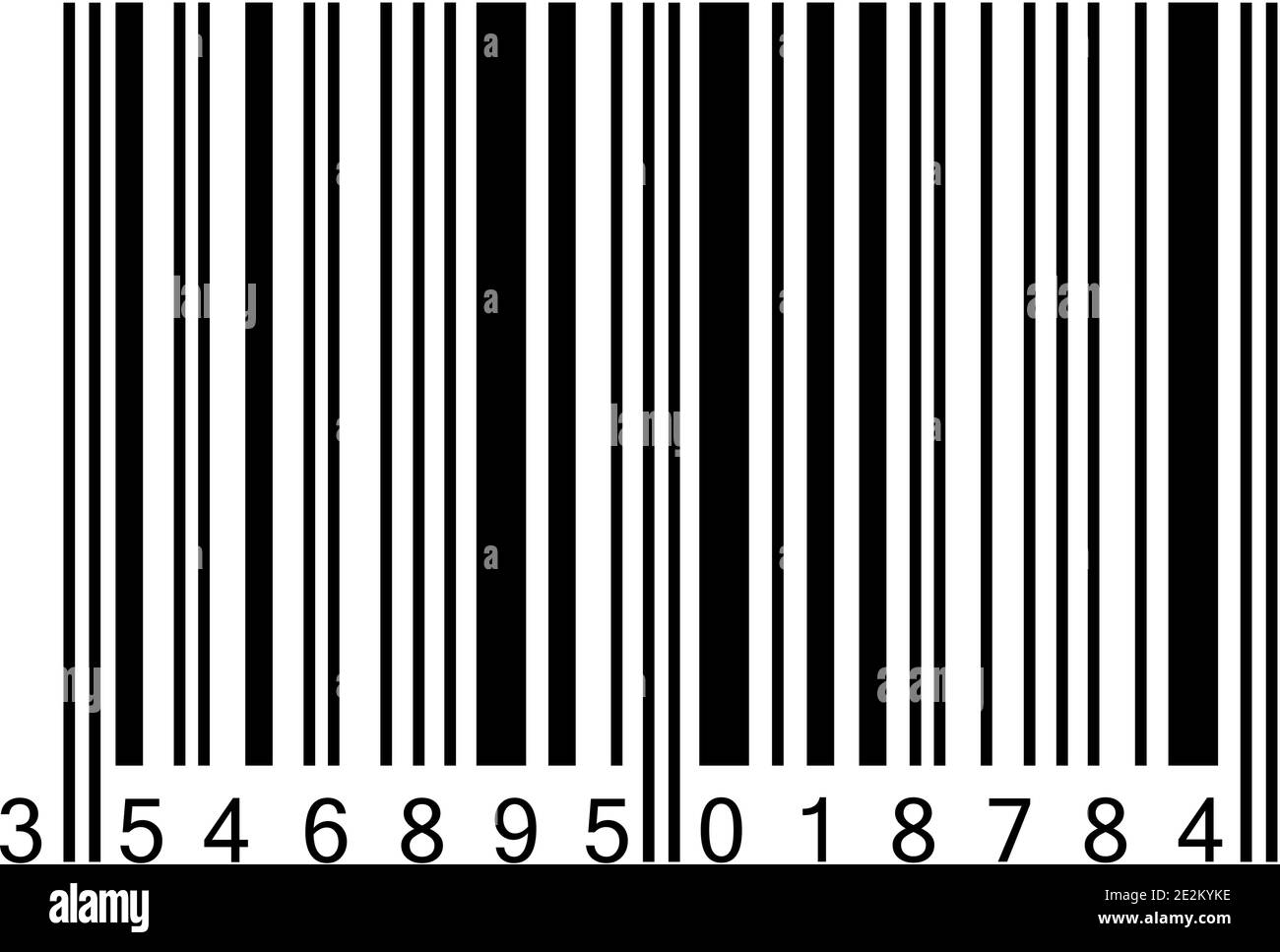 Icône de code-barres réaliste isolée. Icône de code-barres noire. Eps10 Illustration de Vecteur