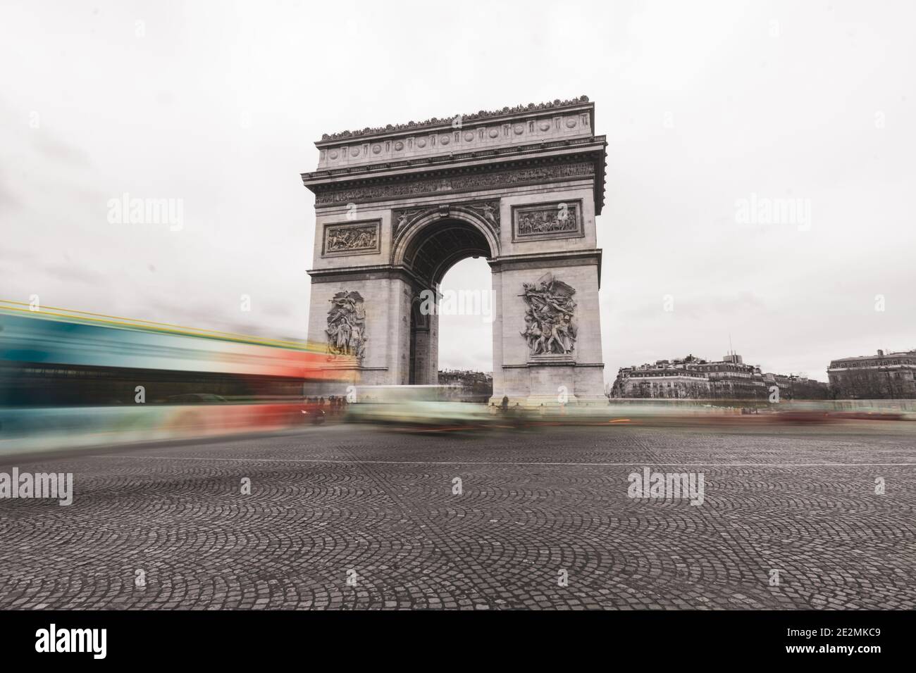 Arc de Triomphe. Paris, France Banque D'Images
