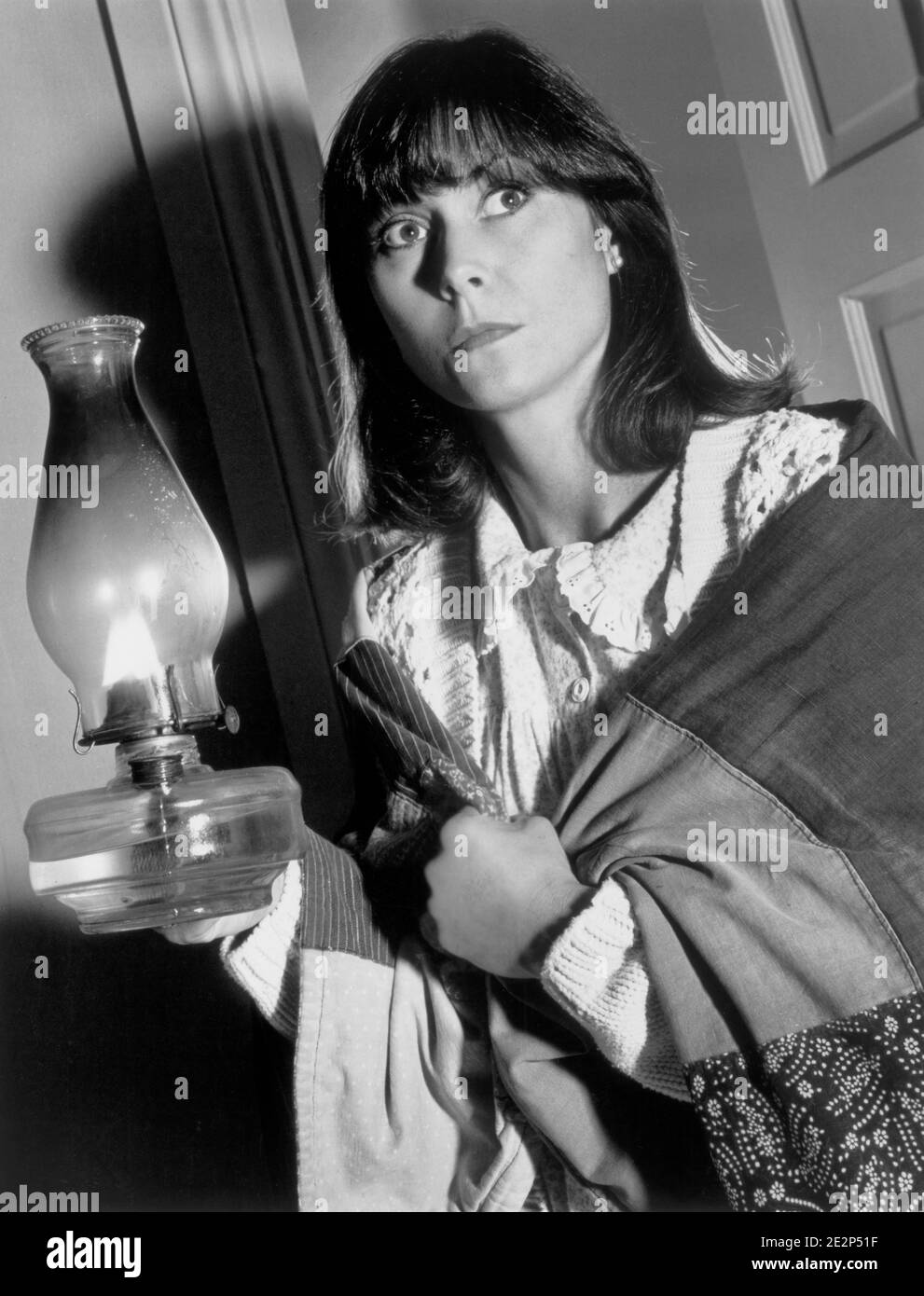 Kate Jackson, Half-Length Publicity Portrait for the Television Movie, « The Stranger in », CBS-TV, 1990 Banque D'Images