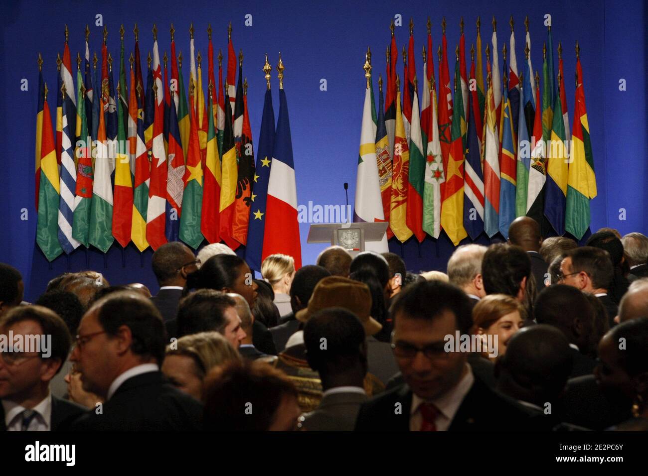 La 40e édition de la Journée internationale de la Francophonie organisée par l'Organisation internationale de la Francophonie (pays francophones), au Palais de l'Elysée à Paris, en France, le 20 mars 2010. Photo de Hamilton/Pool/ABACAPRESS.COM Banque D'Images