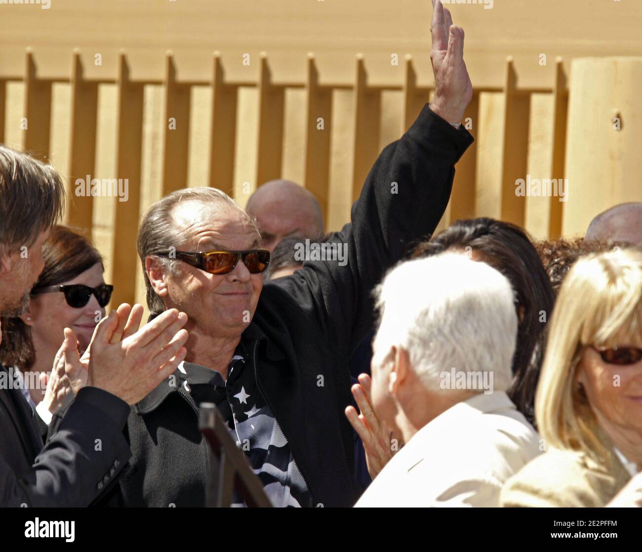 Jack Nicholson à la cérémonie du Walk of Fame pour Dennis Hopper, Egyptian Theatre, Hollywood, Californie. 26 mars 2010. (Photo : Jack Nicholson). Photo de Baxter/ABACAPRESS.COM Banque D'Images