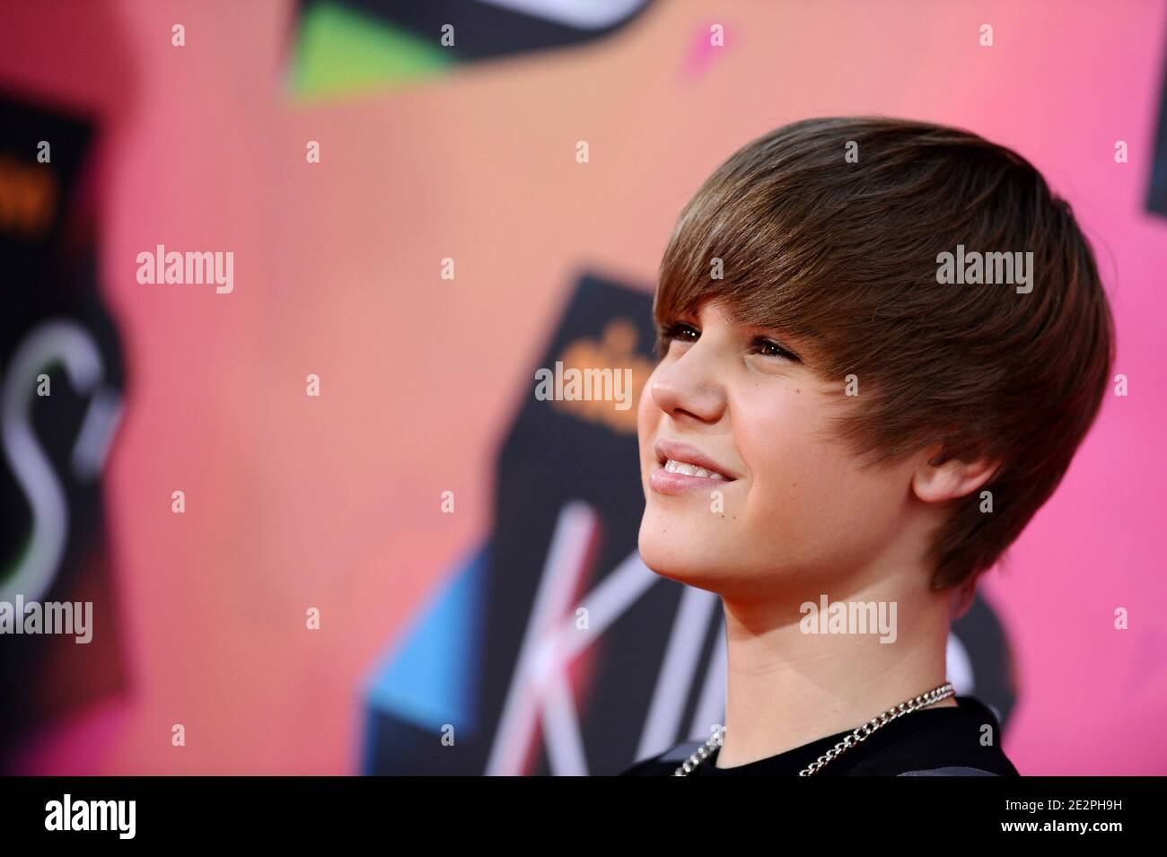 Justin Bieber assiste au 23e Prix annuel du choix des enfants de Nickelodeon, qui a eu lieu au Pavillon Pauley de l'UCLA. Los Angeles, le 27 mars 2010. (Photo : Justin Bieber). Photo de Lionel Hahn/ABACAPRESS.COM Banque D'Images