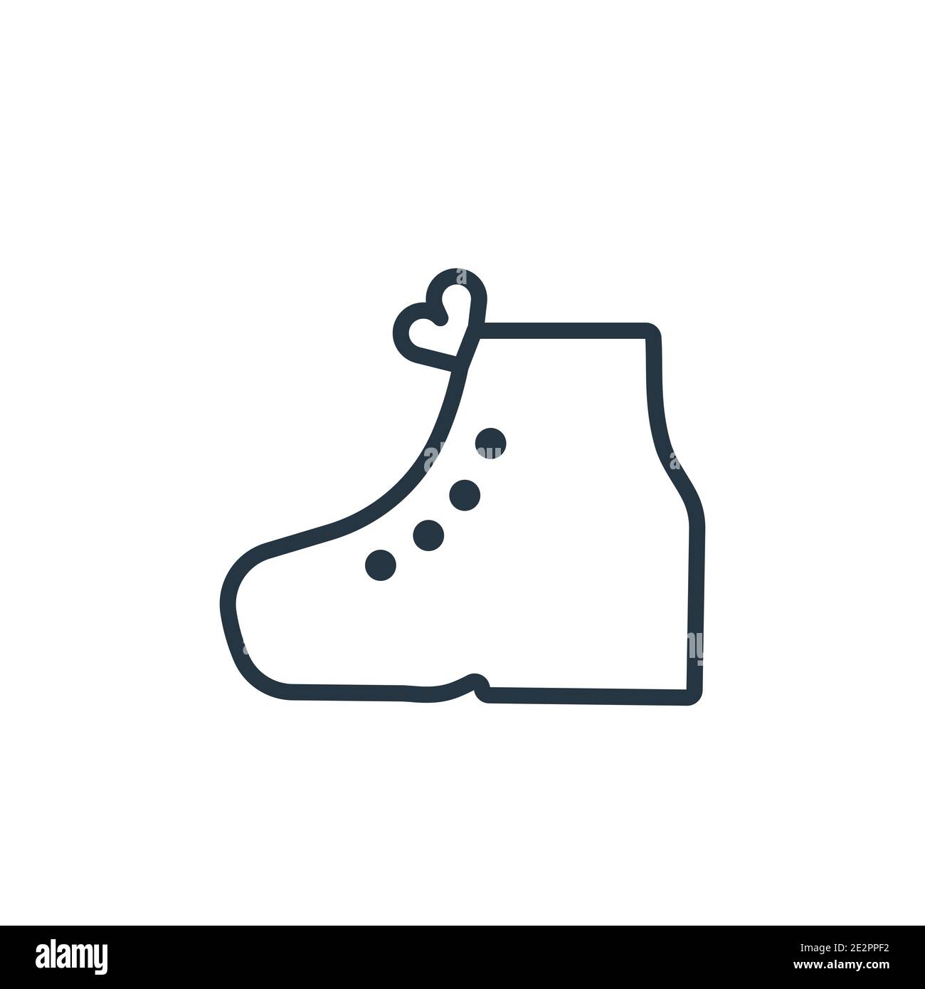 Icône de vecteur de démarrage rapide. Icône de bottes en spirale noires à lignes fines, vecteur plat illustration d'élément simple à partir d'un concept modifiable isolé sur bac blanc Illustration de Vecteur