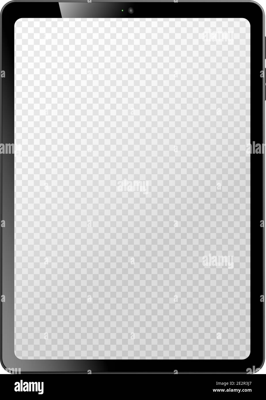 maquette de tablette brillante avec espace de copie sur vecteur d'écran illustration Illustration de Vecteur