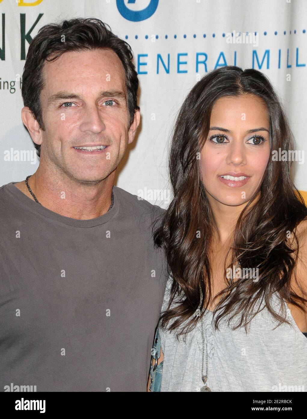 Jeff Probst et Sheetal Sheth à Rock UN peu, Feed BEAUCOUP de bénéfice concert tenu au Club Nokia le 09.29, 2009 à Los Angeles, ca Banque D'Images