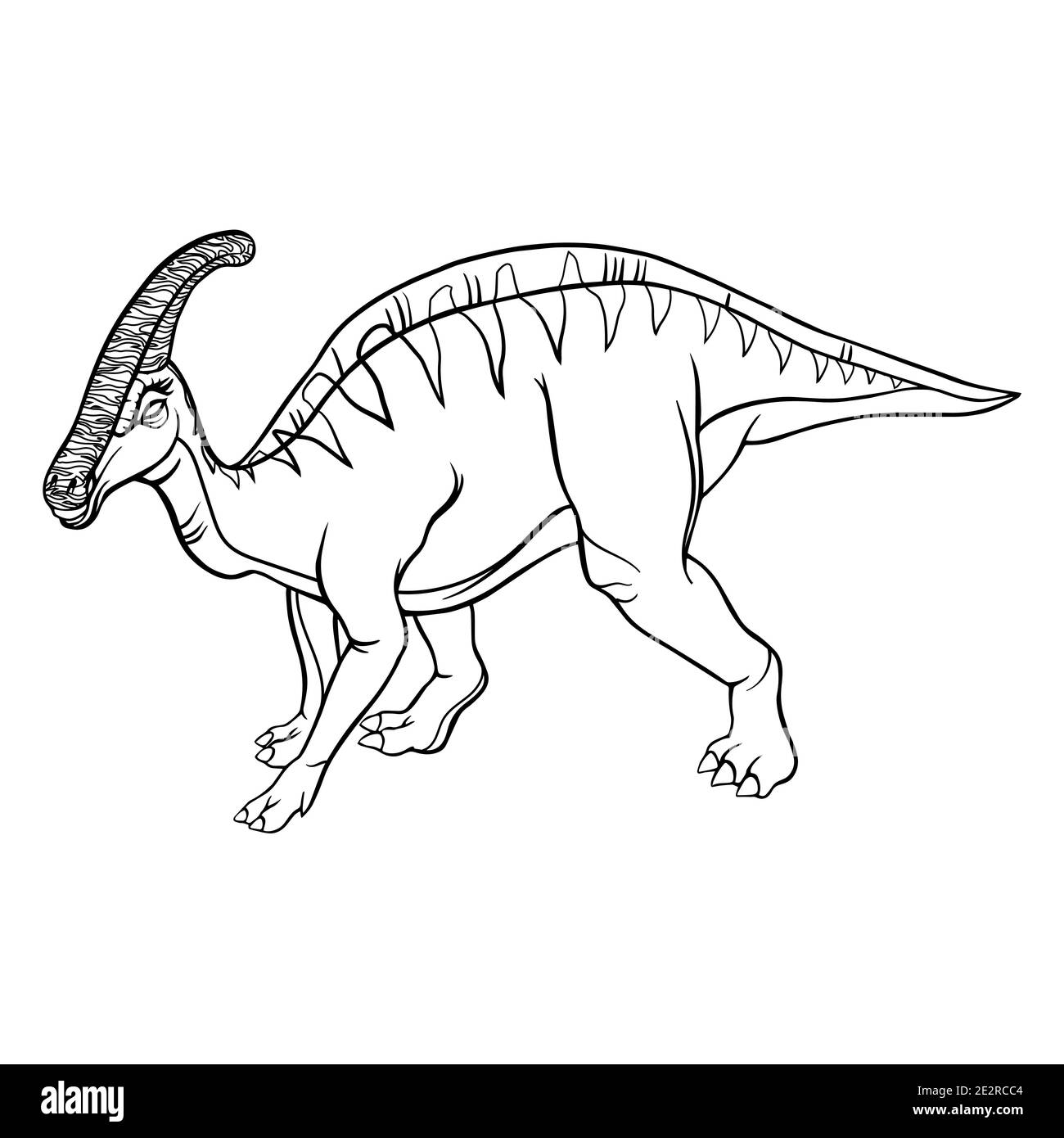 hadrosaurus banque d image et photos alamy coloriage lune gratuit