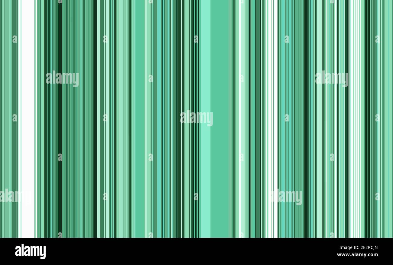 Lignes et rayures verticales vertes. Motif vectoriel sans couture. Texture répétée en couleurs de menthe néo pour l'arrière-plan, l'affiche, la carte postale, la carte, la bannière, la couverture Illustration de Vecteur