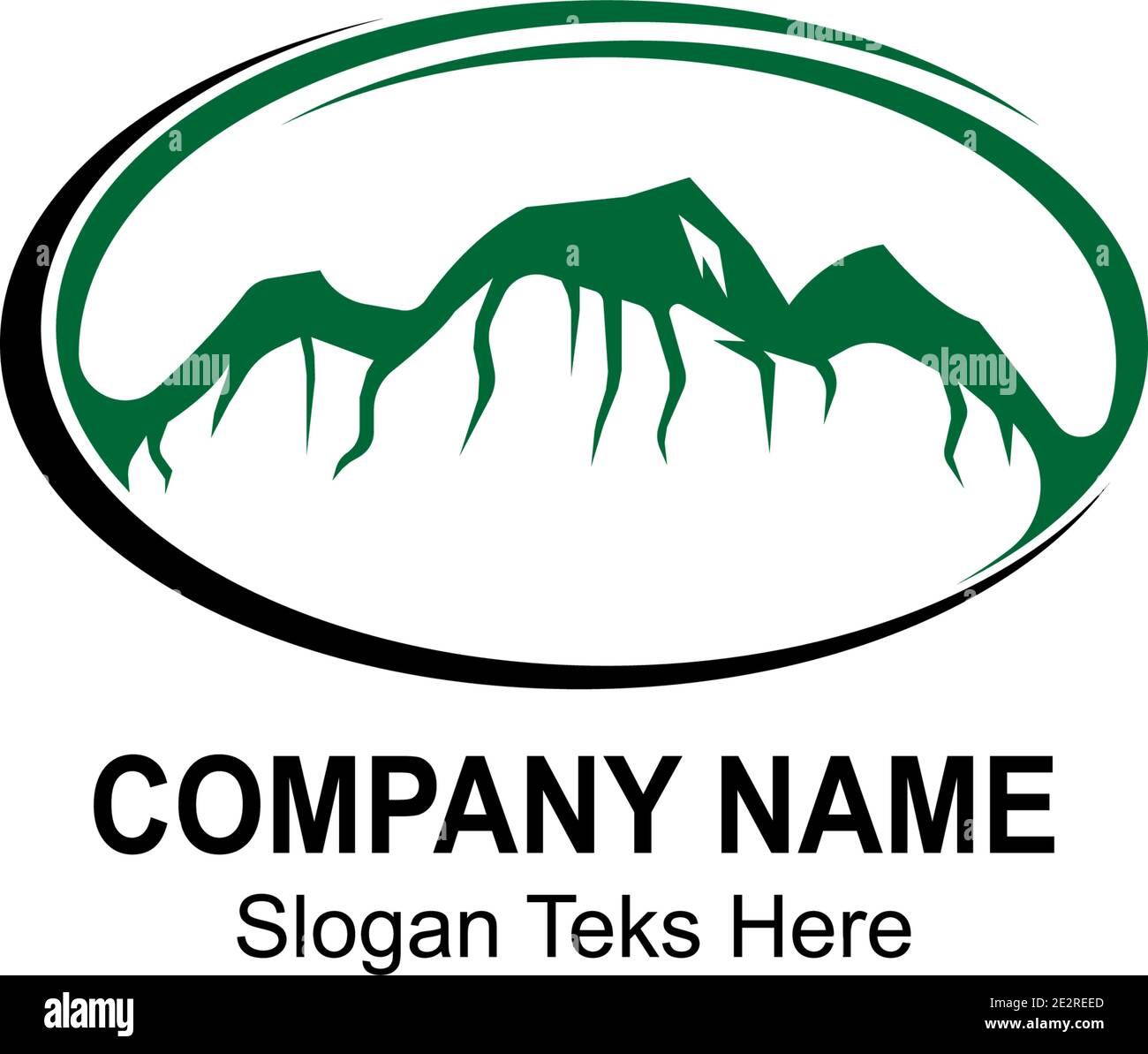 Illustration vectorielle du modèle de conception de montagne Ko'olau Illustration de Vecteur