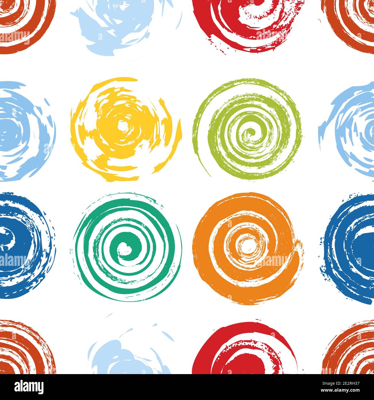 Sans coutures en spirale rouge gringe Illustration de Vecteur