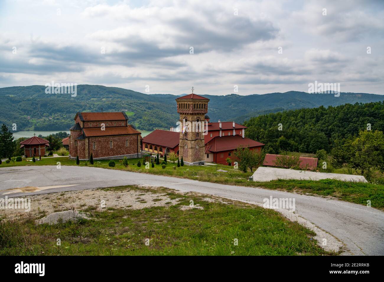Le monastère de Rujno a été établi en 1537 dans le monastère de Saint George Rujan. C'était l'une des plus anciennes imprimeries des Balkans. Banque D'Images