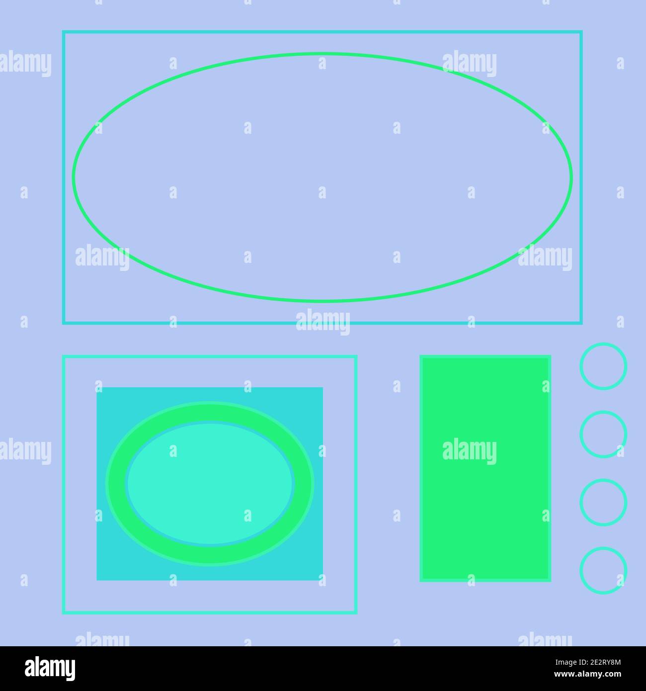 Une image d'arrière-plan abstraite de la disposition des blocs de néon. Illustration de Vecteur