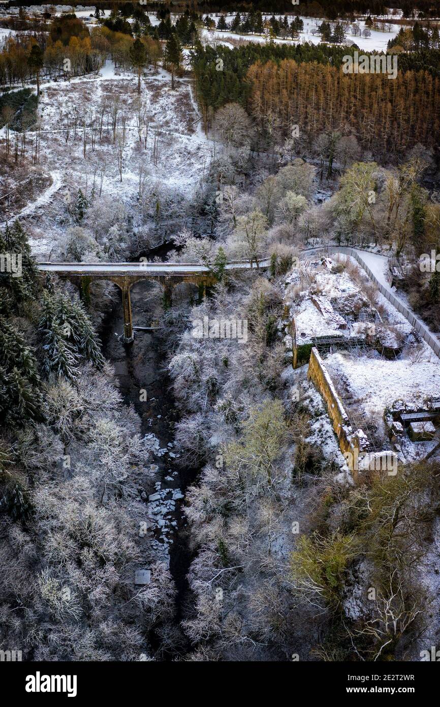 Duke's Bridge Over River Avon, Hamilton, Écosse, Royaume-Uni Banque D'Images