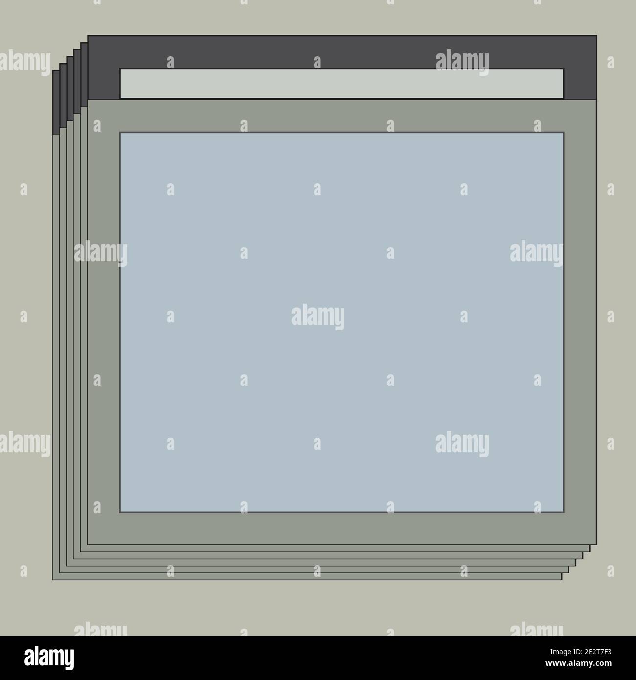 Une image d'arrière-plan de la boîte rétro abstraite. Illustration de Vecteur