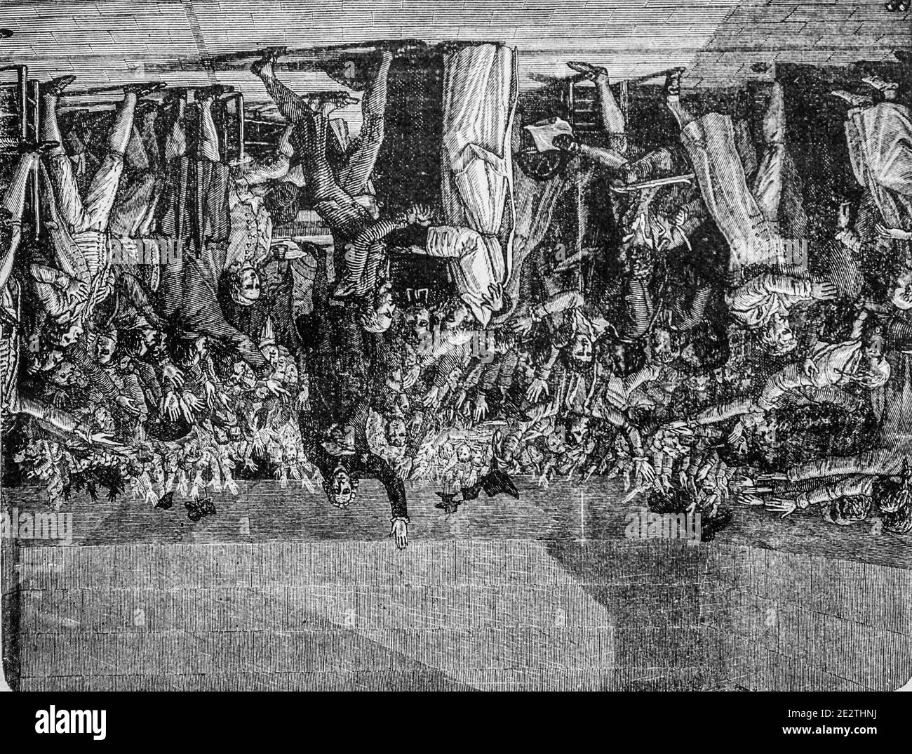 Serment du court de tennis 1789, éditeur lahur 1883 Banque D'Images