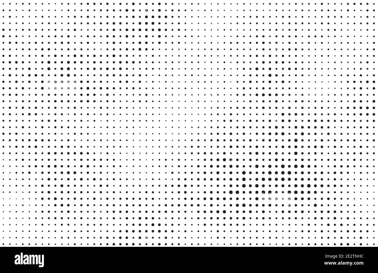 Motif de point de grille monochrome, arrière-plan vectoriel de grille demi-ton Illustration de Vecteur