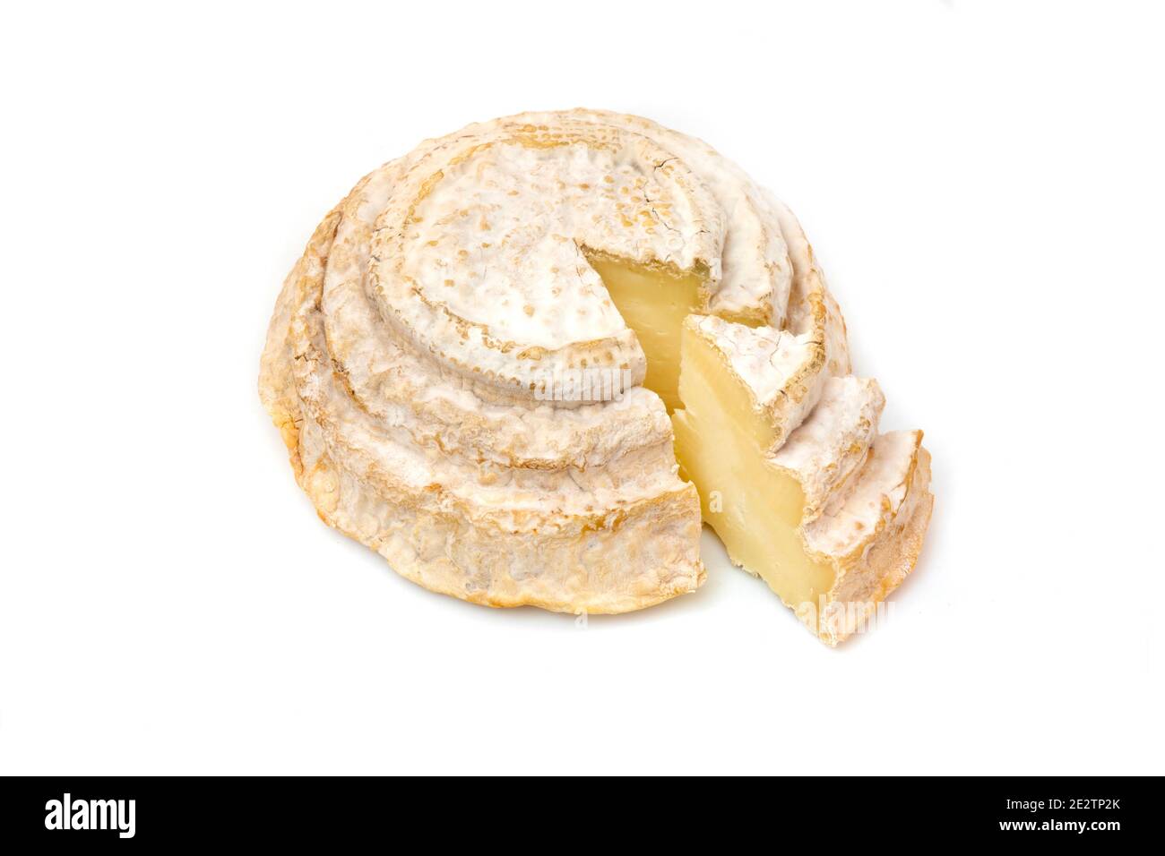 Le Montébore est un fromage italien rare à base de lait de vache et de mouton. Banque D'Images