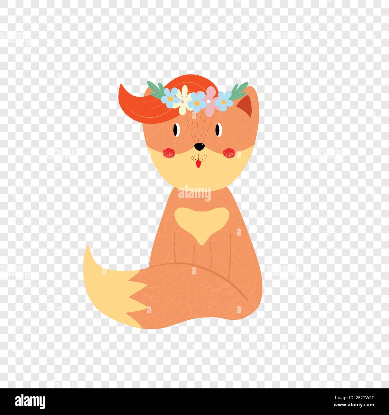 Renard Mignon Avec Un Parterre Au Gingembre Dans Une Couronne De Fleurs Isolee Sur Fond Transparent Adorable Animal Doux Pour Bebe Dessin Dessin Dessin Anime A La Main Image Vectorielle Stock Renard Mignon Avec Un Parterre Au Gingembre Dans Une Couronne De Fleurs Isolee Sur Fond Transparent Adorable Animal Doux Pour Bebe Dessin Dessin Dessin Anime A La Main Image Vectorielle Stock