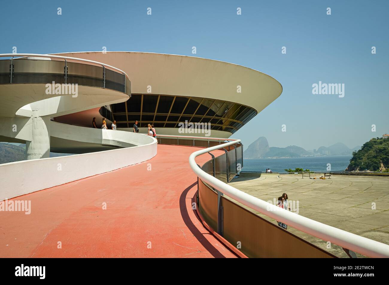 Musée d'Art Contemporain de Niterói, Rio de Janeiro, Brésil Banque D'Images