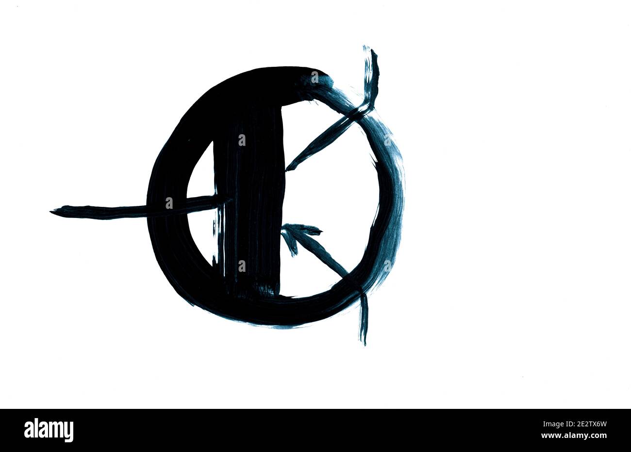 Symboles électriques jeu court 009 transistor à jonction bipolaire PNP Banque D'Images