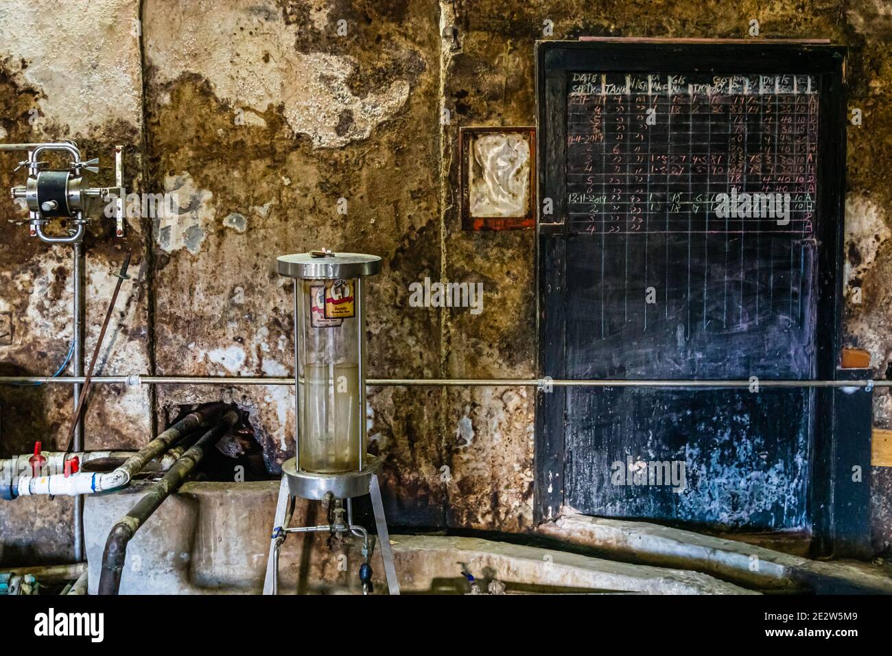 Antoine Rivières Distillerie de Rhum, Saint Patrick, la Grenade Banque D'Images