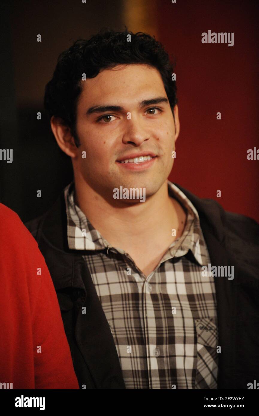 Mark Sanchez participe à la première de « Date Night » au Ziegfeld Theatre de New York City, NY, États-Unis, le 6 avril 2010. Photo de Mehdi Taamallah/ABACAPRESS.COM Banque D'Images