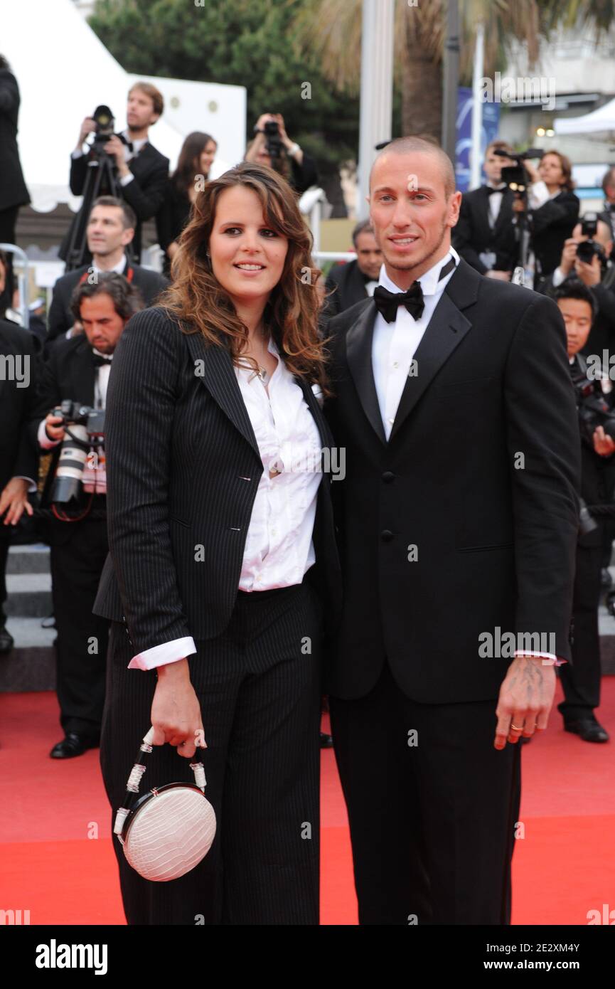 Frederick Bousquet Laure Manaudou Photos Laure Manaudou et Frederick Bousquet arrivent pour la projection de 'la  princesse de Montpensier', à Cannes, dans le sud de la France, le 16 mai  2010, pendant le 63e Festival du film.