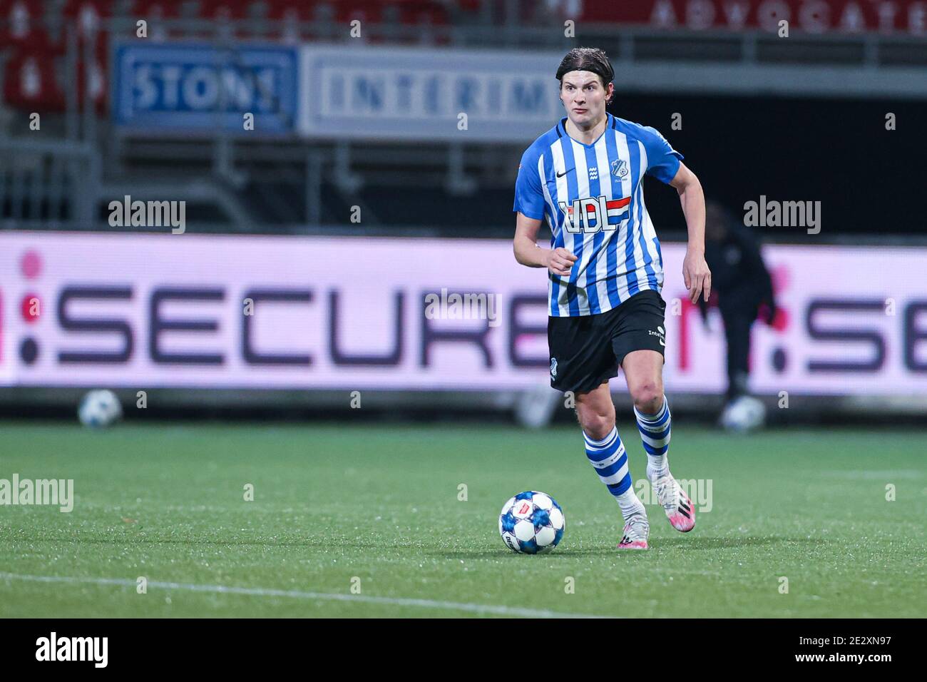 ROTTERDAM, PAYS-BAS - JANVIER 15 : Maarten Peijenburg du FC Eindhoven pendant le match néerlandais de Keukenkampioendivision entre Excelsior et FC Eindhov Banque D'Images