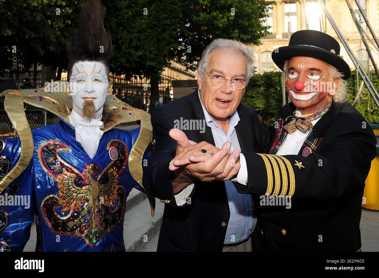 Michel Cardoze assiste à l'inauguration de la tête des Tuileries annuelle qui s'est tenue au jardin des Tuileries à Paris, France, le 25 juin 2010. Photo de Nicolas Briquet/ABACAPRESS.COM Banque D'Images