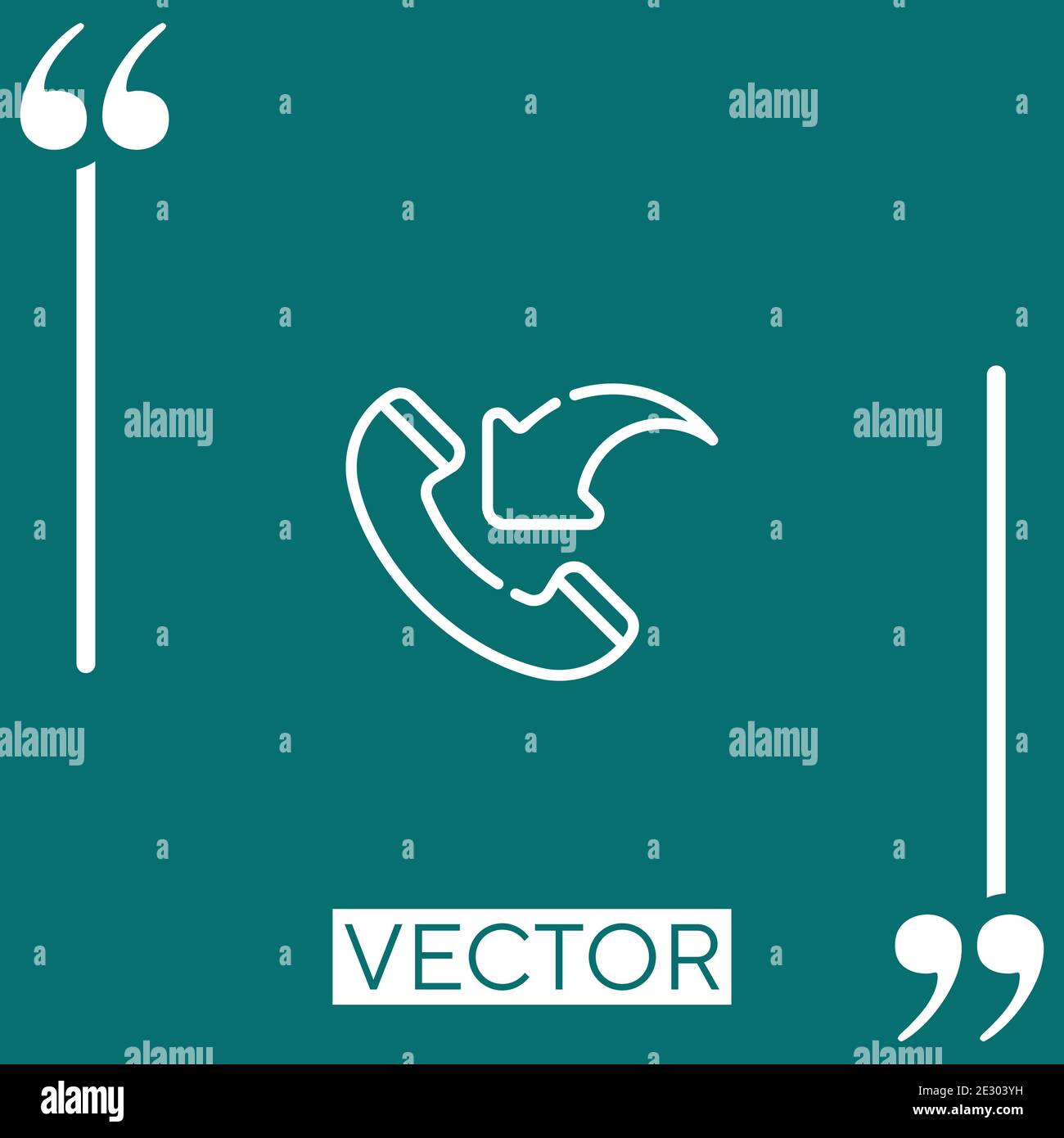 Icône de vecteur entrant icône linéaire. Ligne de contour modifiable Illustration de Vecteur