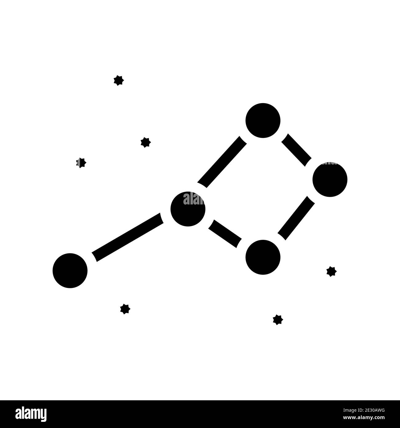 Fichier EPS10 de modèle de vecteur d'icône de formation d'étoile Illustration de Vecteur