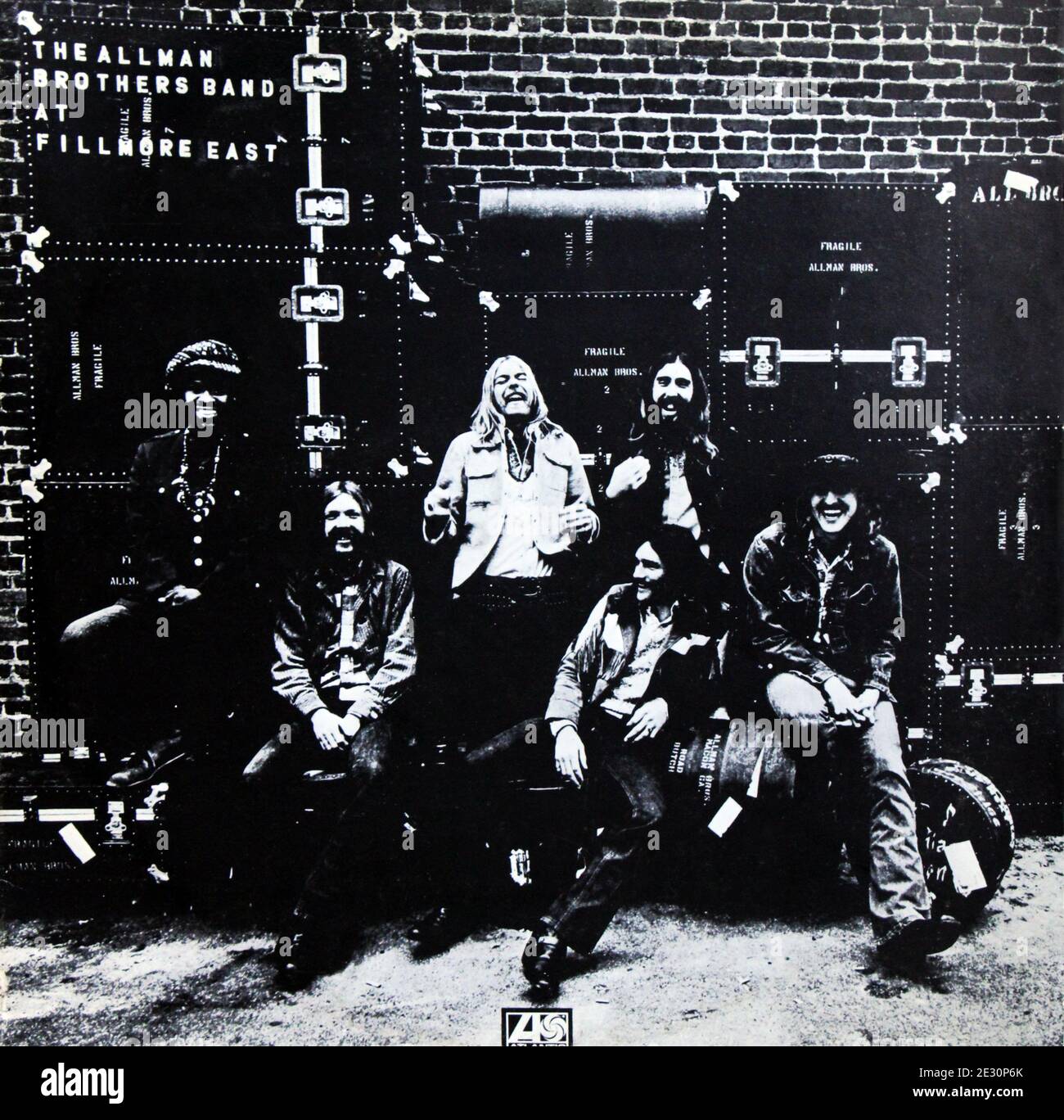 The Allman Brothers Band: 1971. Live double LP couverture: At Fillmore East Banque D'Images