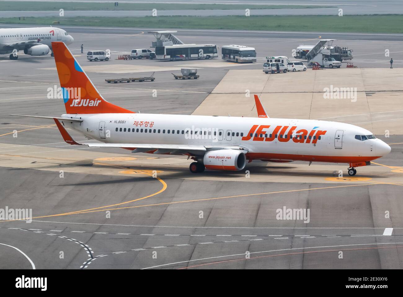 Jeju air boeing 737 800 Banque de photographies et d’images à haute