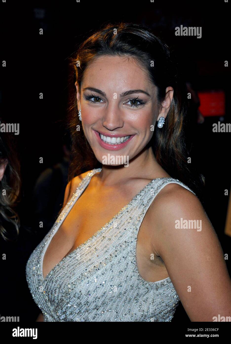 Kelly Brook assiste à la première de 'Piranha 3D' au Gaumont Opera Cinema, Paris, France, le 28 août 2010. Photo par ABACAPRESS.COM Banque D'Images