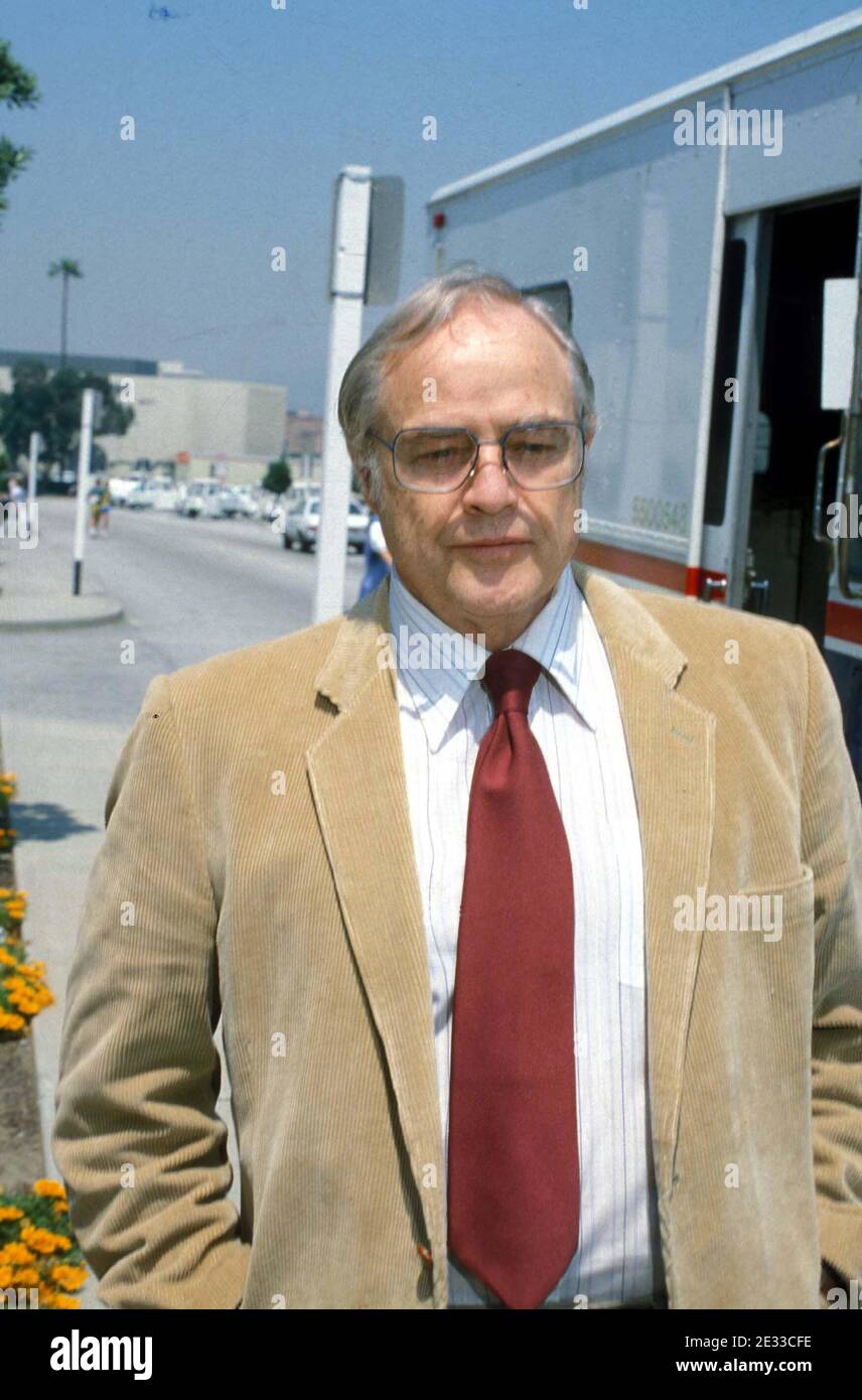 1982 Marlon Brando crédit: Ralph Dominguez/MediaPunch Photo Stock - Alamy