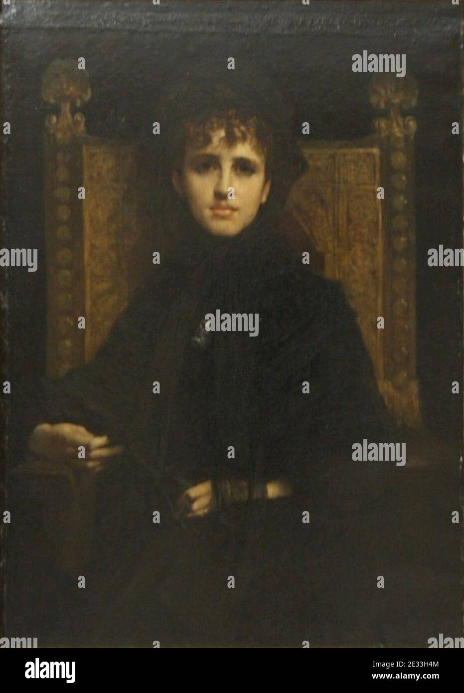 Madame Georges Bizet par Jules-Élie Delaunay. Banque D'Images