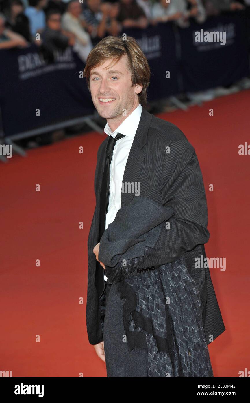 Thomas Dutronc, arrivant à la projection de "les enfants sont tous droits" présenté hors compétition au 36e Festival du film américain, à Deauville, France, le 10 septembre 2010.photo Thierry Orban/Abacapress.com Banque D'Images
