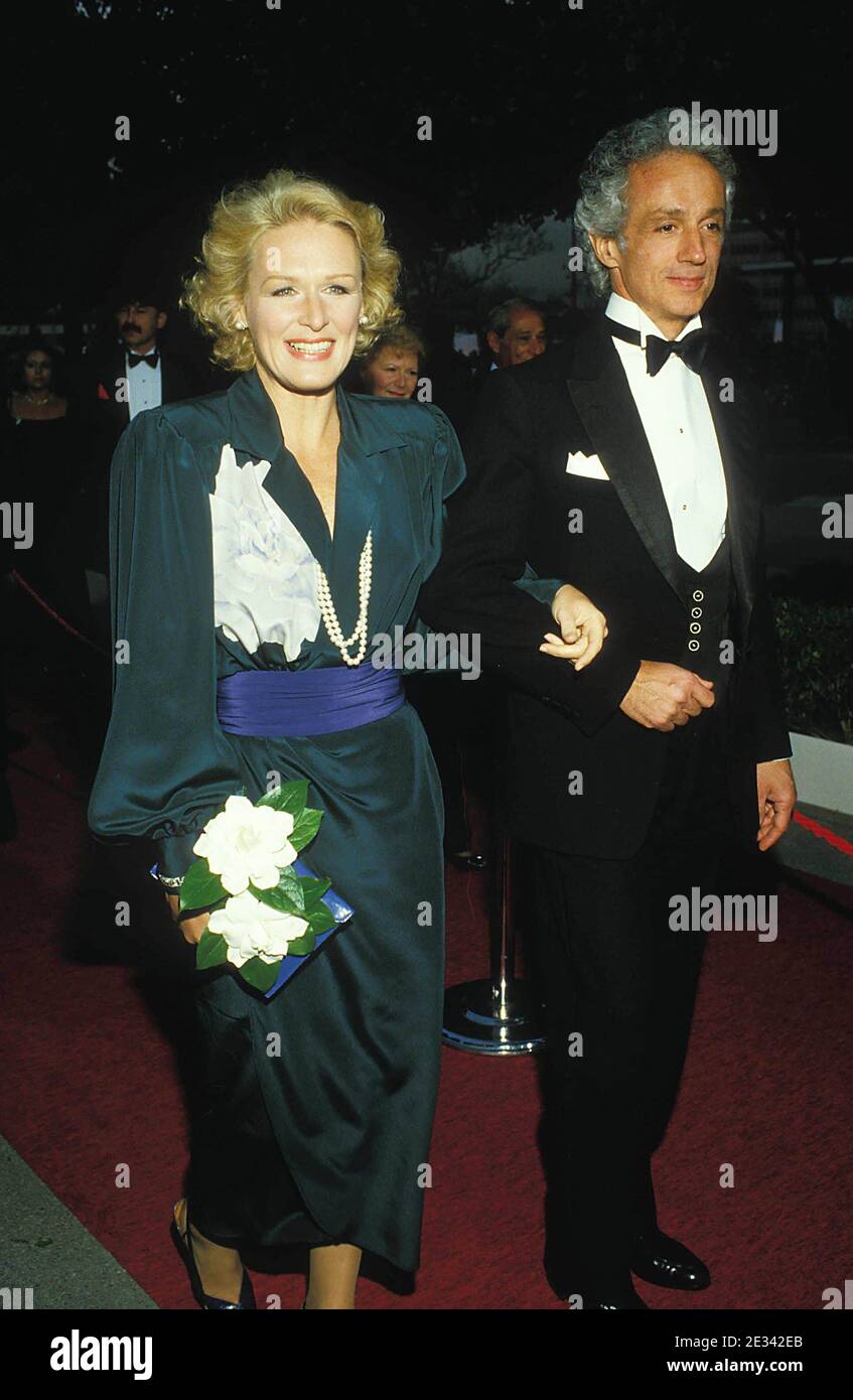 Glenn Close et James Marlas au 57e prix annuel de l'Académie, CA. 1985