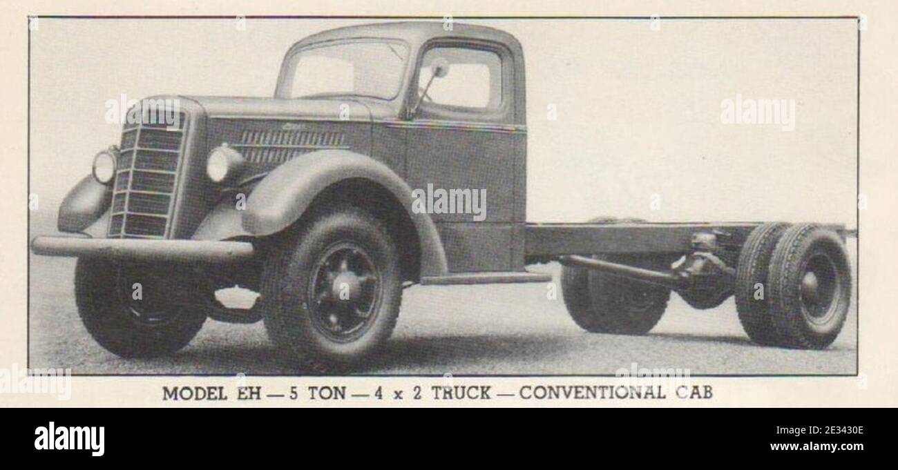 MACK EH, 5 tonnes, camion 4x2, cabine classique. Banque D'Images