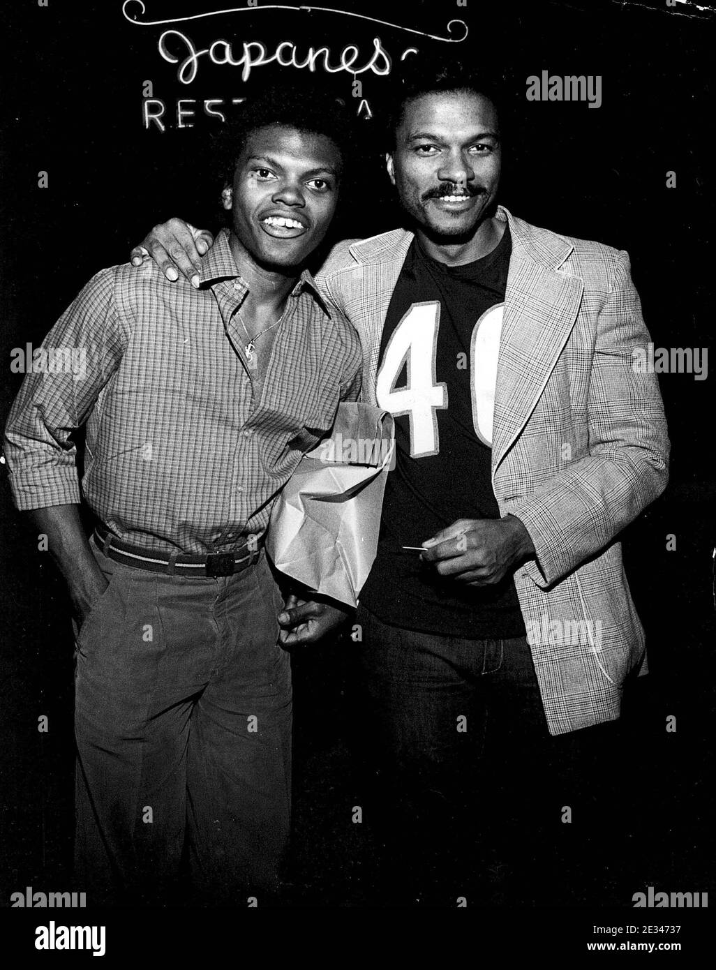 Billy Dee Williams avec son fils Cory Williams crédit: Ralph Dominguez/MediaPunch Banque D'Images