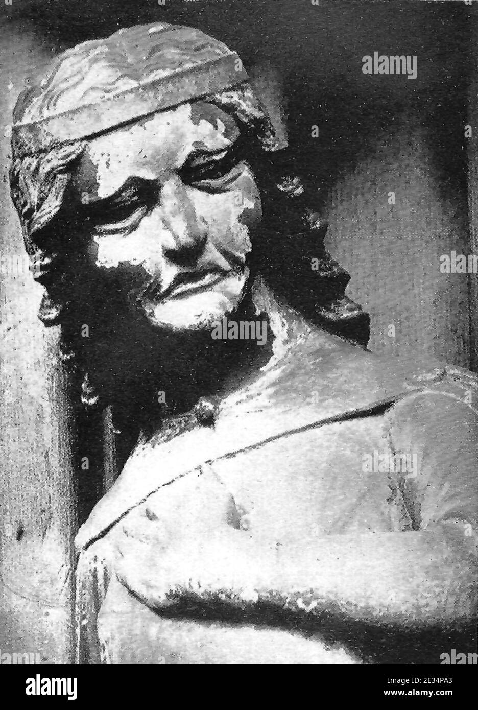 Magdeburg Domskulptur Törichte Jungfrau. Banque D'Images
