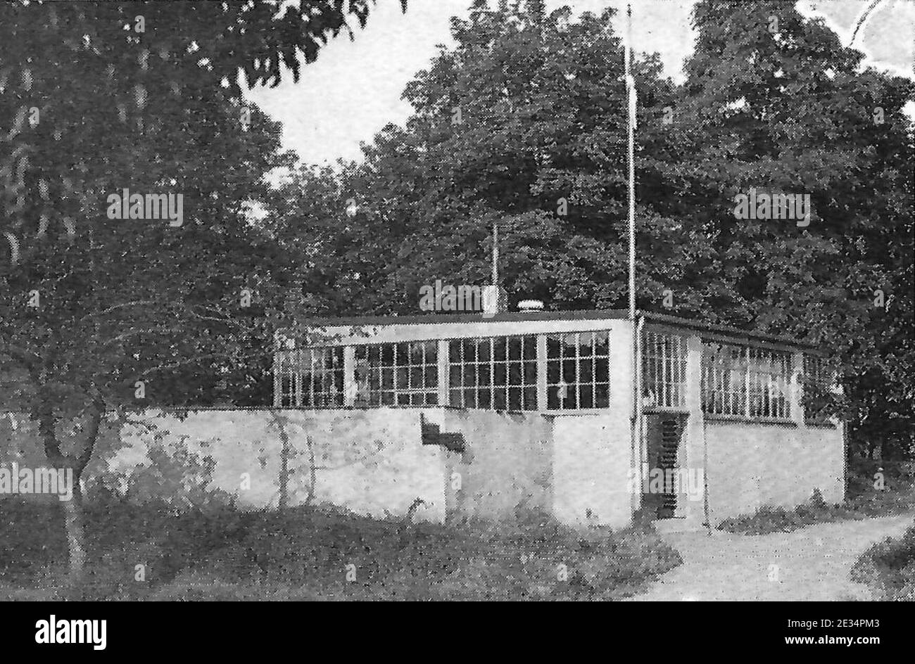 Magdeburg Das Milchhäuschen der Buckauer Versuchsschule. Banque D'Images