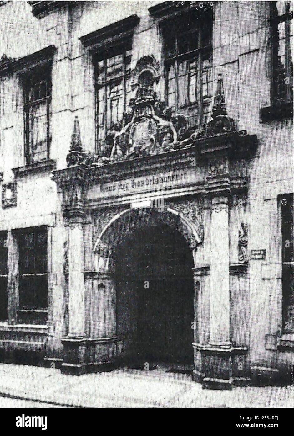 Magdeburg Portal im Schwibbogen. Banque D'Images