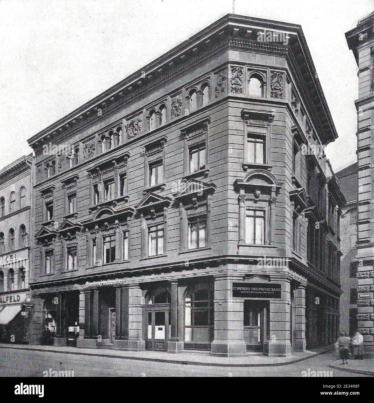 Magdeburg Das Haus der Handwerkskammer. Banque D'Images