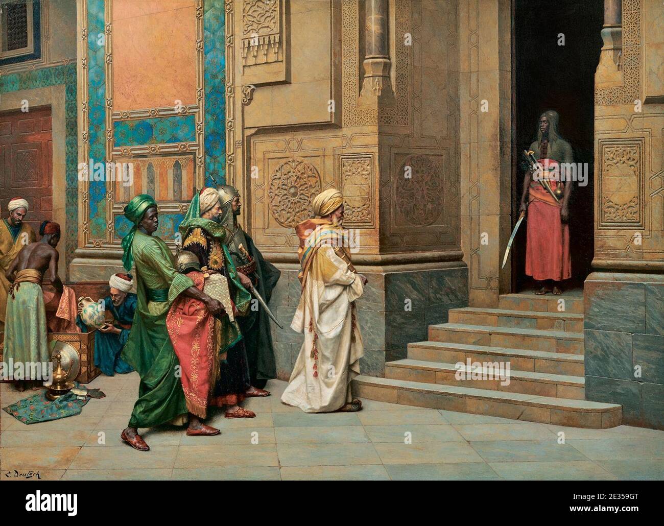 Tableau Toile L'Hommage Ludwig Deutsch – Reproduction Impression Ldt45