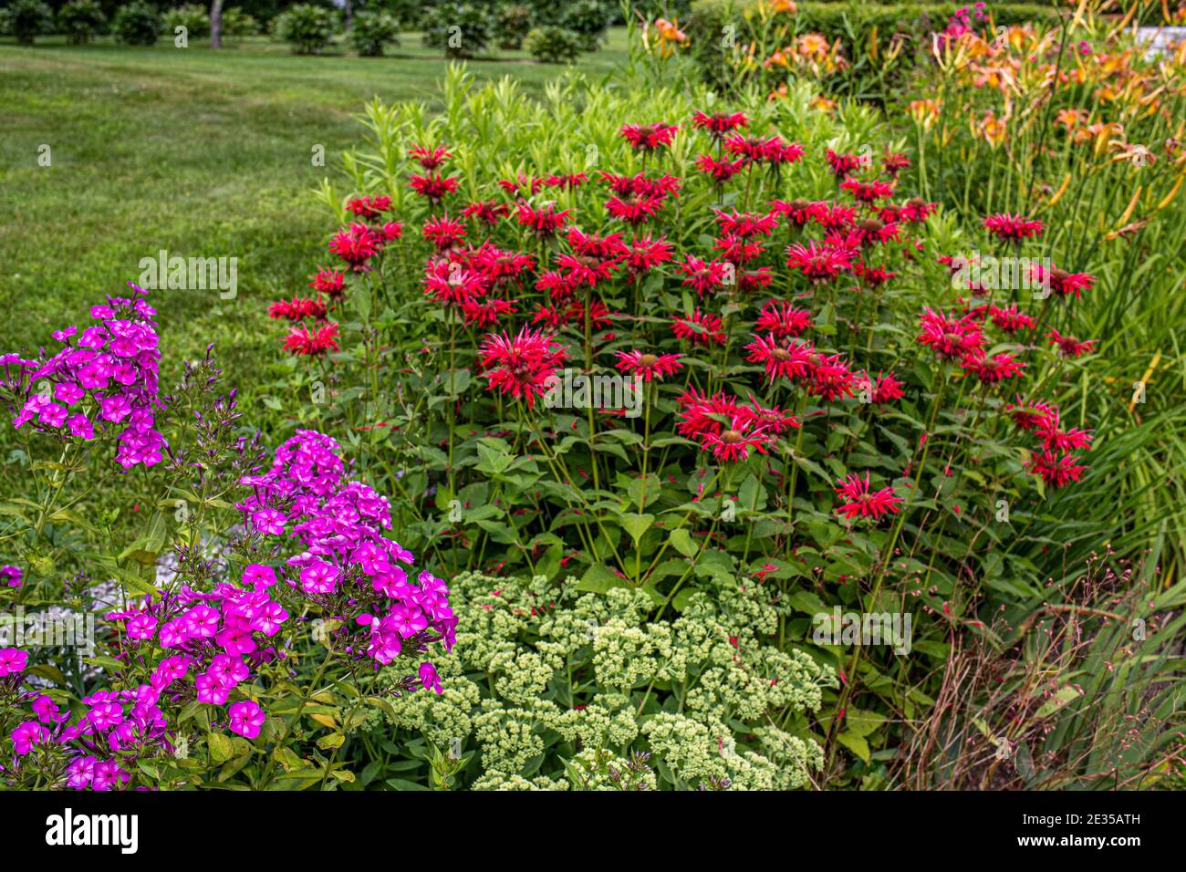 Jardins à Chesterwood à Stockbridge, Massachusetts Banque D'Images
